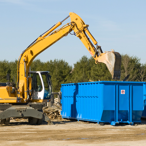 what size residential dumpster rentals are available in Rector